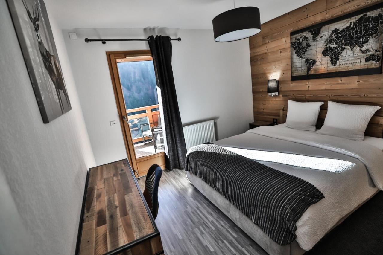 Appt Primeveres - Centre Village, Vue Montagne - Aravistour Saint-Jean-de-Sixt Buitenkant foto