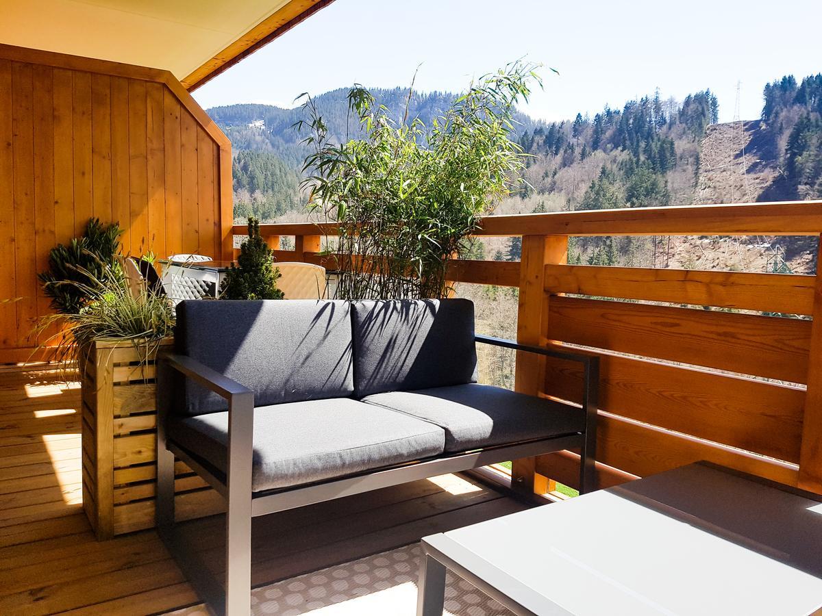 Appt Primeveres - Centre Village, Vue Montagne - Aravistour Saint-Jean-de-Sixt Buitenkant foto